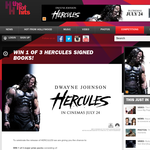 Win 1 of 3 Hercules signed books!