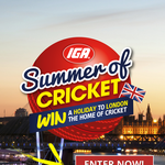 Win 1 of 3 holidaya to London, the home of Cricket!