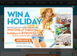 Win 1 of 3 holidays in Byron Bay + dinner for 2 at the Balcony Bar & Restaurant!