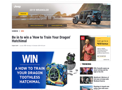 Win 1 of 3 How to Train Your Dragon - Hatching Toothless Hatchimals