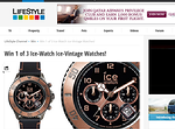 Win 1 of 3 Ice-Watch Ice-Vintage Watches!