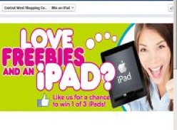 Win 1 of 3 iPads!