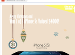 Win 1 of 3 iPhone 5S smartphones!