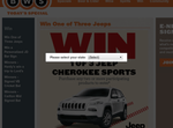Win 1 of 3 JEEP Cherokee Sports!