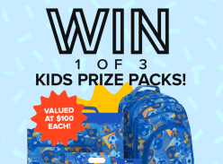 Win 1 of 3 Kids School Bag Prize Packs