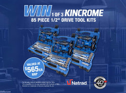 Win 1 of 3 Kincrome 85 Piece Tool Kits