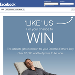 Win 1 of 3 King Cloud Recliners for your dad this Father's Day!