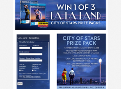 Win 1 of 3 La La Land 'City of Stars' prize packs! (Purchase Required)