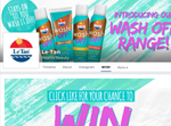 Win 1 of 3 Le Tan 'Wash-Off' prize packs!