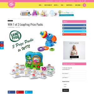 Win 1 of 3 LeapFrog Prize Packs