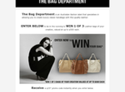 Win 1 of 3 leather bags of your creation!