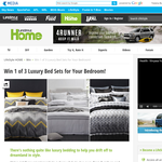 Win 1 of 3 Luxury Bed Sets for your Bedroom!