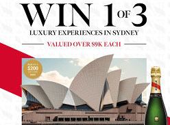 Win 1 of 3 Luxury Experiences In Sydney