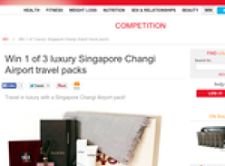 Win 1 of 3 luxury Singapore Changi Airport travel packs!