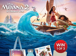 Win 1 of 3 Moana2 Prize Packs