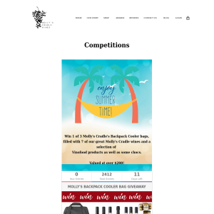 Win 1 of 3 Molly's Cradle's Backpack Cooler bags