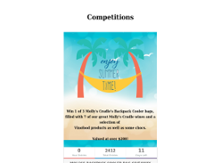 Win 1 of 3 Molly's Cradle's Backpack Cooler bags