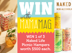 Win 1 of 3 Naked Life Picnic Hampers