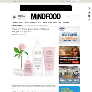 Win 1 of 3 Natio Rosewater Hydration Range’s prize packs