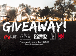 Win 1 of 3 Outdoor Cooking Prize Packs