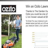 Win 1 of 3 Ozito Li Ion lawnmowers! - Ozito