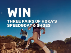 Win 1 of 3 Pairs of Hoka Running Shoes