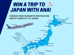 Win 1 of 3 Pairs of Return Economy Tickets to Japan from Perth