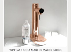 Win 1 of 3 Premium Monten Soda Makers, Sugar Free Seltz Drops & Organic Syrups