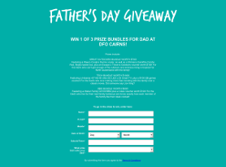 Win 1 of 3 Prize Bundles for Dad