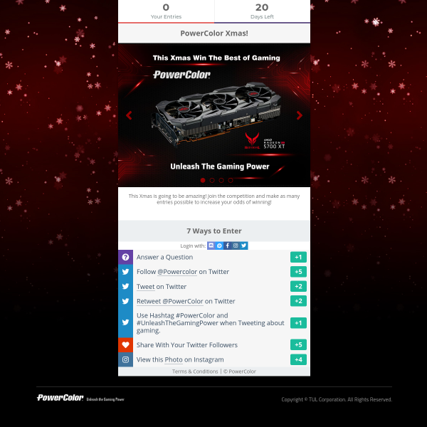 Win 1 of 3 Radeon 5700XT or a Steam Code