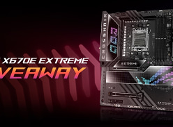 Win 1 of 3 ROG Crosshair X670E Extreme Motherboards or 1 of 3 ROG Swag Boxes