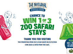 Win 1 of 3 Safari Zoo Stays