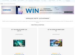 Win 1 of 3 Samsung Note 10 Phones