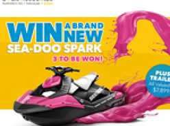 Win 1 of 3 'Sea-Doo' Spark Jetskis with trailer!