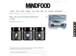 Win 1 of 3 sets of Caim & Able body scrubs!