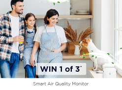 Win 1 of 3 Smart Air Quality Monitors