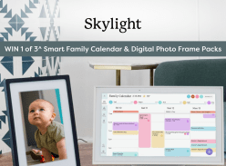 Win 1 of 3 Smart Family Calendar & Digital Photo Frame Packs