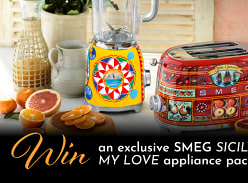 Win 1 of 3 Smeg Sicily is My Love Small Appliance package