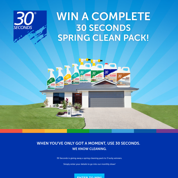Win 1 of 3 Spring Cleaning Packs