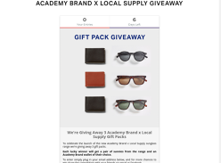 Win 1 of 3 Sunglass & Wallet Prize Packs