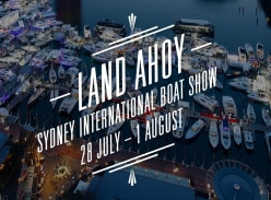 Win 1 of 3 Sydney International Boat Show Ticket & Dining Packages
