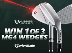 Win 1 of 3 TaylorMade Milled Grind 4 Wedges