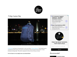 Win 1 of 3 Trilogy Laptop Bags