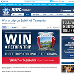 Win 1 of 3 trips for 2 on the Spirit of Tasmania! - NFMC