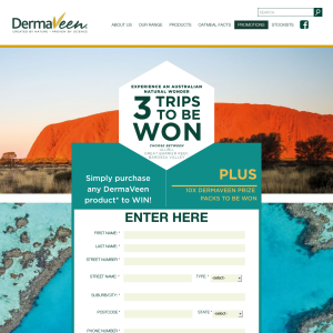Win 1 of 3 trips to either Barossa, Uluru or Great Barrier Reef