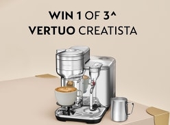 Win 1 of 3 Vertuo Creatista Coffee Machines