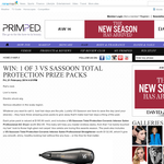 Win 1 of 3 VS Sassoon 'Total Protection' prize packs!
