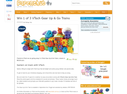 Win 1 of 3 VTech Gear Up & Go Trains