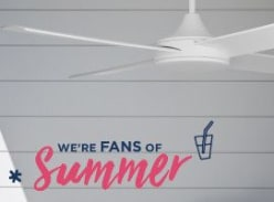 Win 1 of 3 White Airborne Breeze Silent AC Ceiling Fans