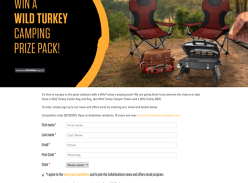 Win 1 of 3 Wild Turkey BBQ & Camping Packs